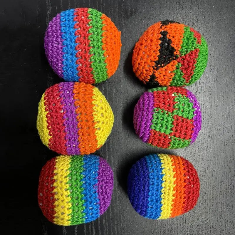 Soft Handmade Footbag Sacks Durable Sports Toy Activities