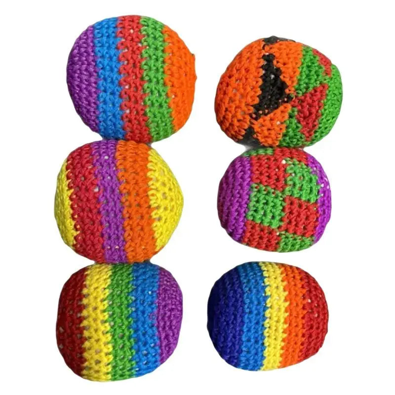 Soft Handmade Footbag Sacks Durable Sports Toy Activities